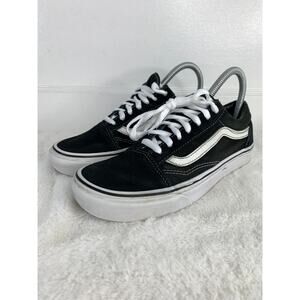 Vans Old Skool Black White Sneakers Men’s 6 / Women’s 7.5 Classic Skate Shoes